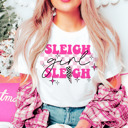  Graphic Tee, Tshirt, Christmas, Holiday, Sleigh Girl