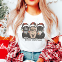  Graphic Tee, Tshirt, Christmas, Holiday, Kitty Meowy Christmas