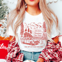  Graphic Tee, Tshirt, Christmas, Holiday, Vintage Tree Farm