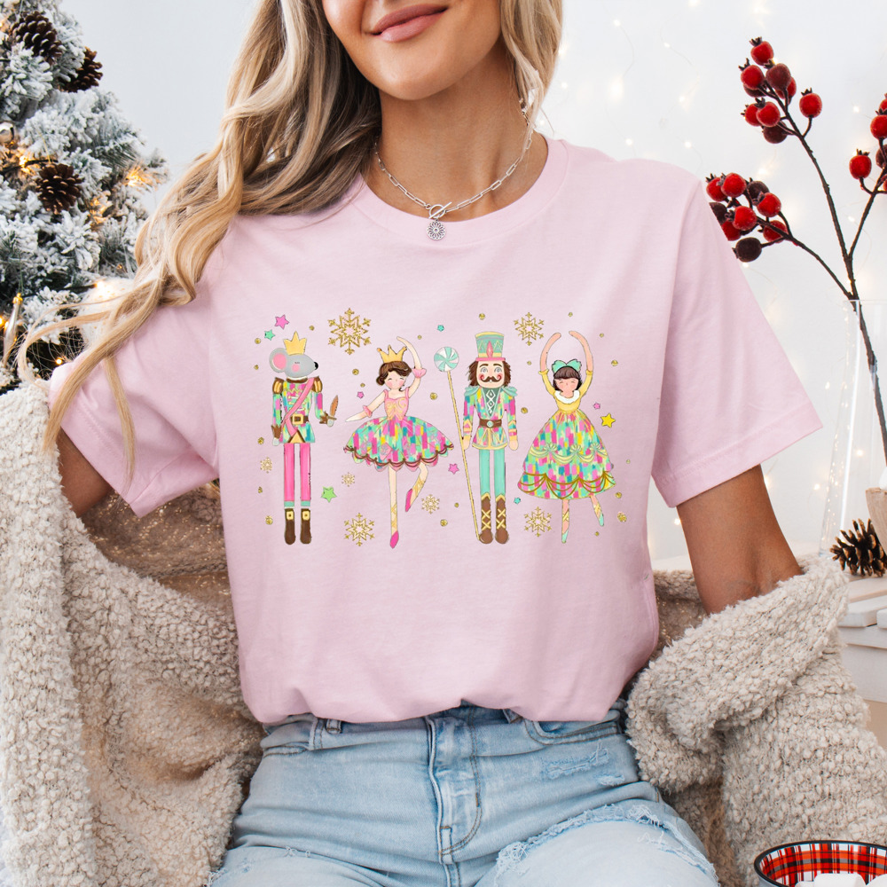 Graphic Tee, Tshirt, Christmas, Holiday, Bows, Nutcracker