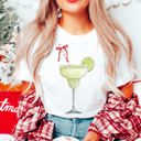  Graphic Tee, Tshirt, Couples Christmas Margarita Cocktail