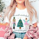  Graphic Tee, Tshirt, Couples Christmas Nutcracker, Ballerina