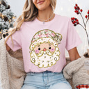  Graphic Tee, Tshirt, Christmas, Holiday, Bows, Trees, Santa