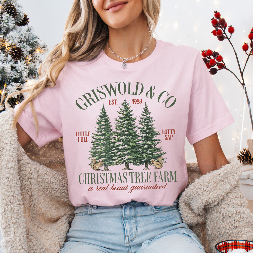 Graphic Tee, Tshirt, Christmas, Holiday, Griswold Trees