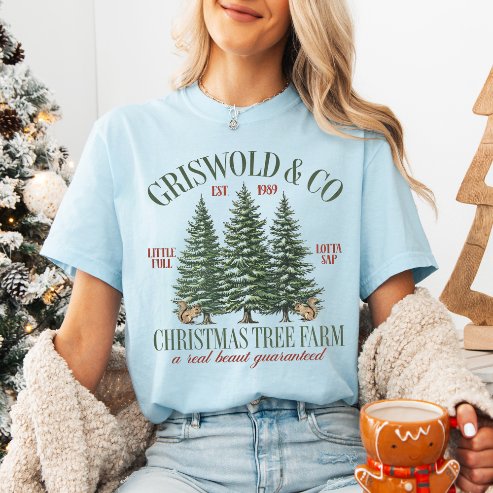 Graphic Tee, Tshirt, Christmas, Holiday, Griswold Trees