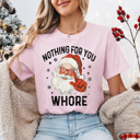  Graphic Tee, Tshirt, Christmas, Holiday, Santa Whore