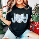  Graphic Tee, Tshirt, Christmas, Holiday, Bows, Tolie Joy