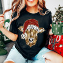  Graphic Tee, Tshirt, Christmas, Holiday, Cow, Western