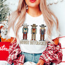  Graphic Tee, Tshirt, Christmas, Holiday, Western Nutcracker 