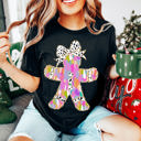  Graphic Tee, Tshirt, Christmas, Holiday, Bows, Watercolor Gingerbread