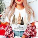  Graphic Tee, Tshirt, Christmas, Holiday, Boho Trees