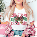  Graphic Tee, Tshirt, Christmas, Holiday, Bows, Christmas