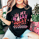  Graphic Tee, Tshirt, Christmas, Holiday, Holly Jolly Babe