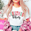  Graphic Tee, Tshirt, Christmas Vibes, Holiday