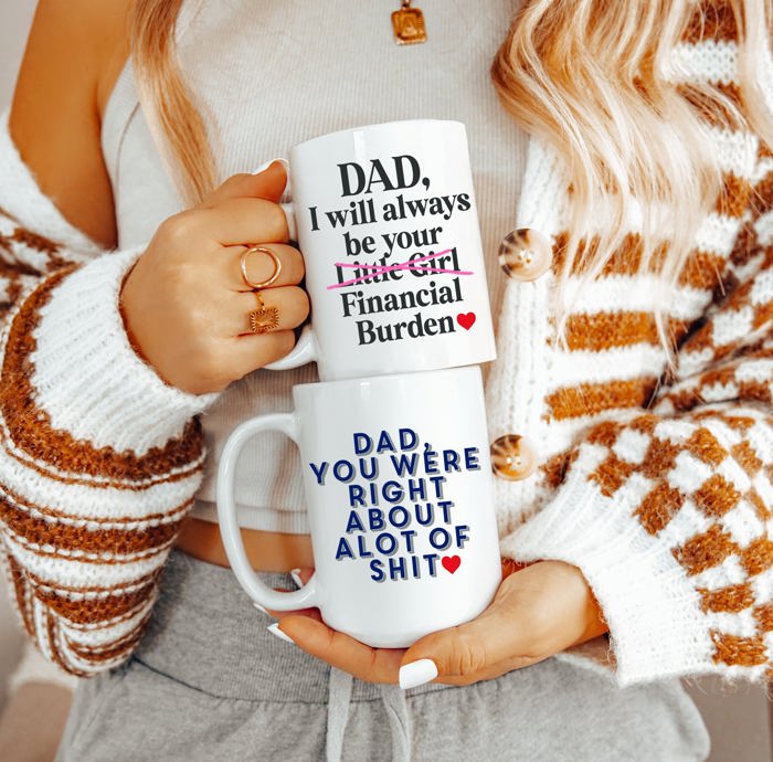 Dad Funny Coffee Mug, Cheeky Cup, Dad Gift, Christmas Present