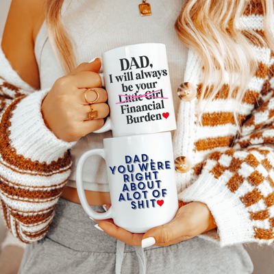 Dad Funny Coffee Mug, Cheeky Cup, Dad Gift, Christmas Present