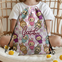  Little Monsters Personalized Drawstring Backpack