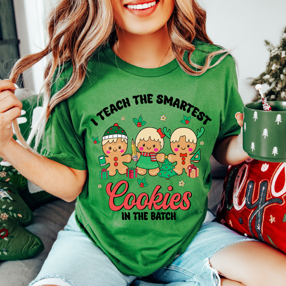 Graphic Tee, Tshirt, Teacher, Christmas, Holiday, Smart Cookies