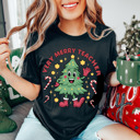  Graphic Tee, Tshirt, Teacher, Christmas, Holiday, Merry Teacher