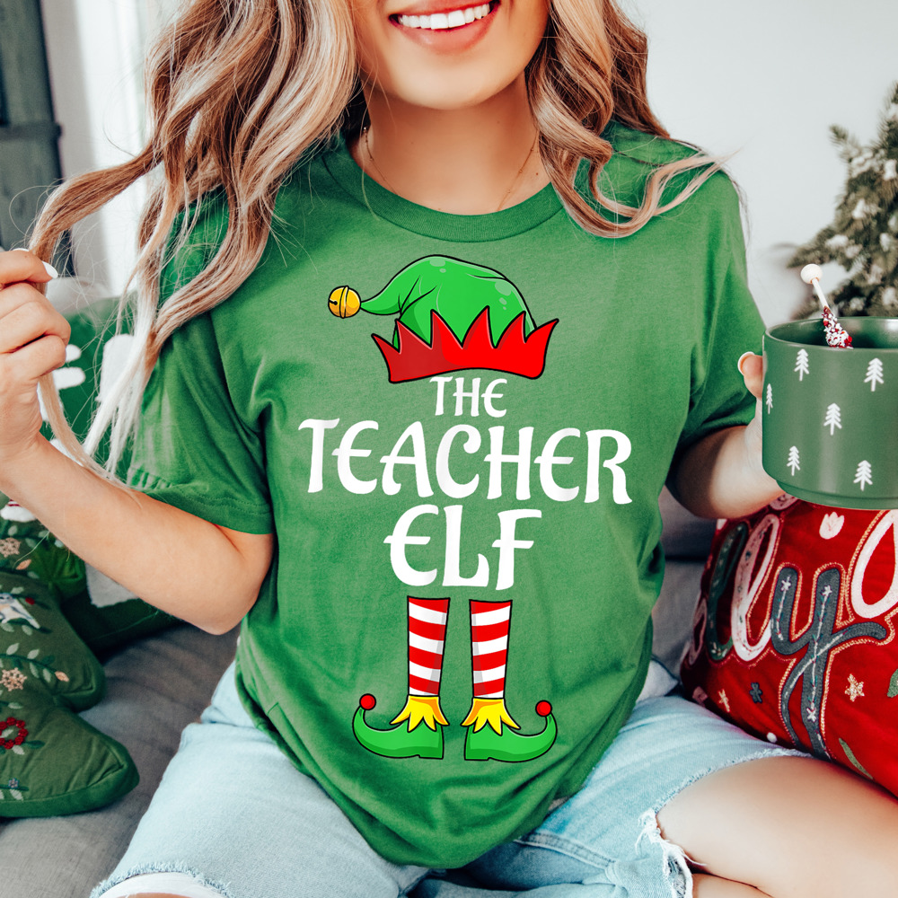 Graphic Tee, Tshirt, Teacher, Christmas, Holiday, Teacher Elf