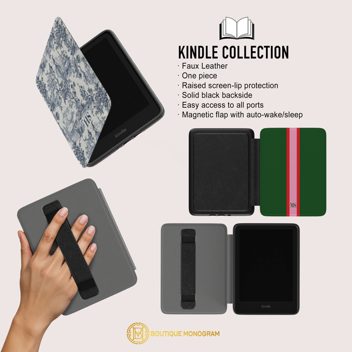 Personalized Kindle Cover,  Kindle Paperwhite 7”, Paperwhite Signature 7”, Colorsoft Signature  7"