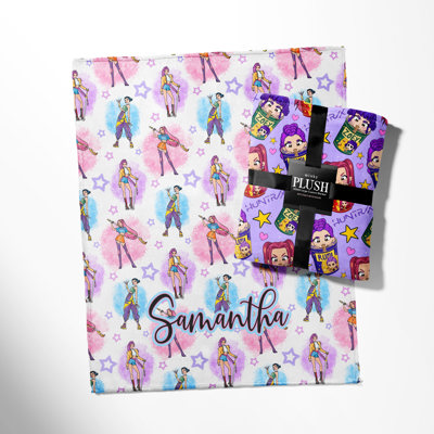 Kpop Demon Hunters Large Personalized Blanket