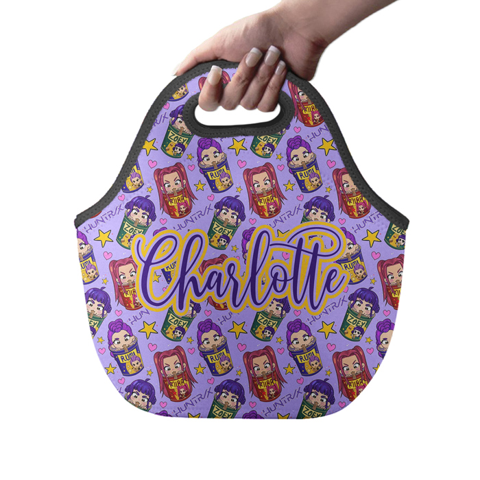 Kpop Demon Hunter Lunch Box Tote, Personalized and Custom