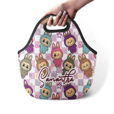 Labubu Little Monsters Lunch Box Tote, Personalized and Custom