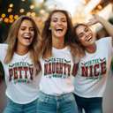  Graphic Tee, Tshirt, Naughty, Nice, Petty List, Plus Sizes