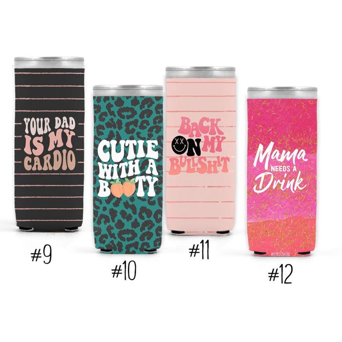 Cute and Cheeky Tall Drink Koozies, Unique & Fun Stocking Stuffer