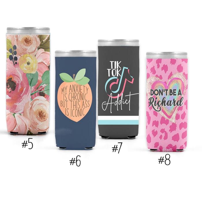 Cute and Cheeky Tall Drink Koozies, Unique & Fun Stocking Stuffer