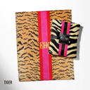  Personalized Tiger & Zebra Stripe Blanket, trendy popular gift, Best Seller, Teen, Tween, Daughter, Unique Gift