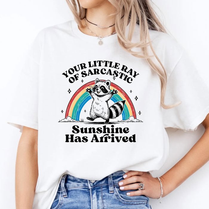 Graphic Tee, Tshirt, Retro Vintage Design, Funny, Cheeky, Sarcastic Ray Of Sunshine