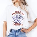  Graphic Tee, Tshirt, Retro Vintage Design, Funny, Cheeky, Easily Distracted By Peckers