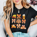  Graphic Tee, Tshirt, Thanksgiving, Fall, Bows, Plus Sizes