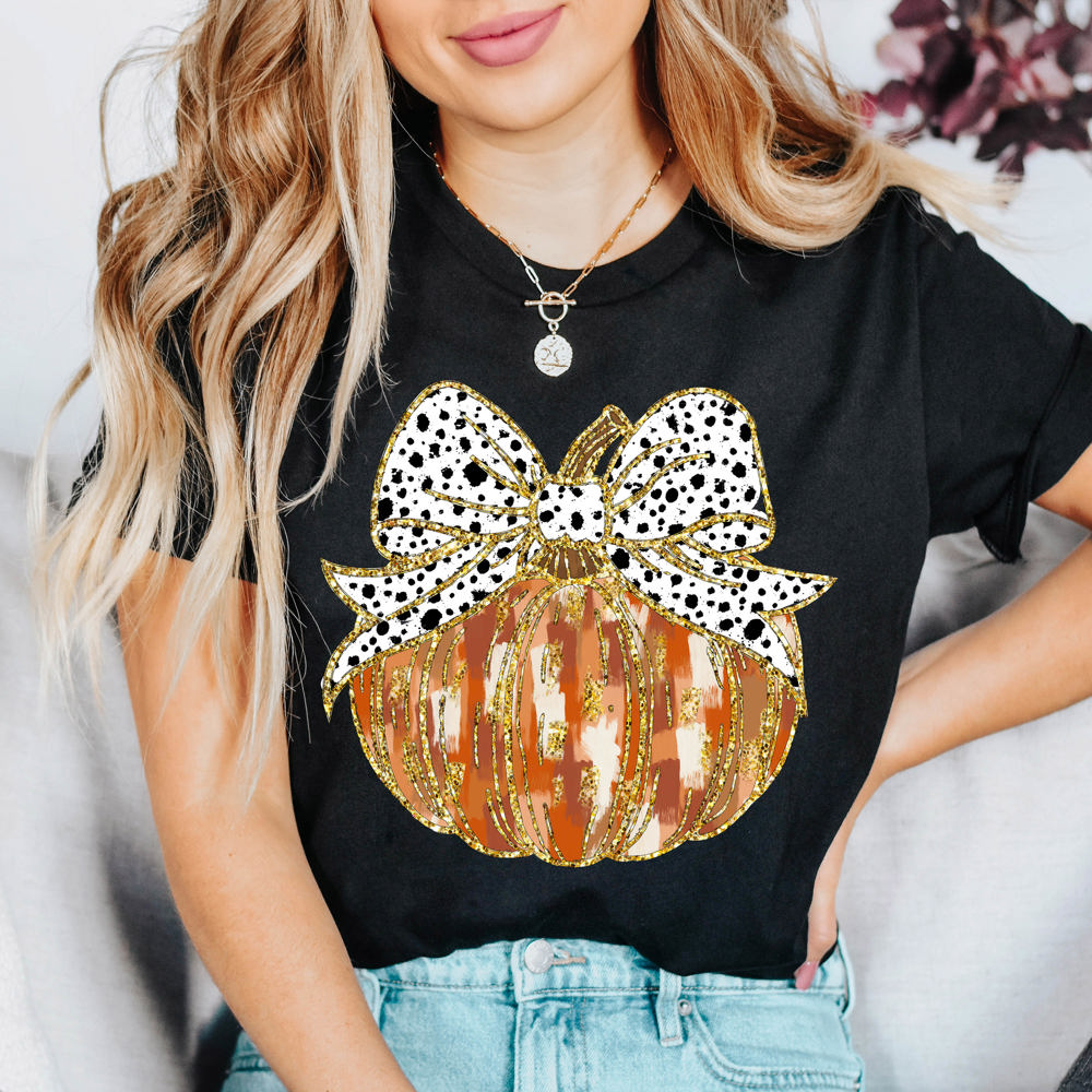 Graphic Tee, Tshirt, Thanksgiving, Fall, Bows, Plus Sizes