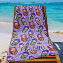  Kpop Demon Hunters Beach Towel