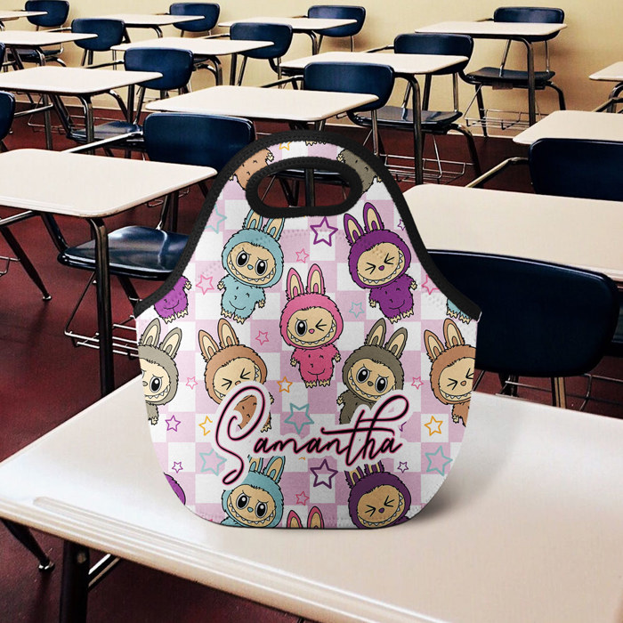 Labubu Little Monsters Lunch Box Tote, Personalized and Custom