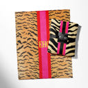  Personalized Tiger & Zebra Stripe Blanket, trendy popular gift, Best Seller, Teen, Tween, Daughter, Unique Gift