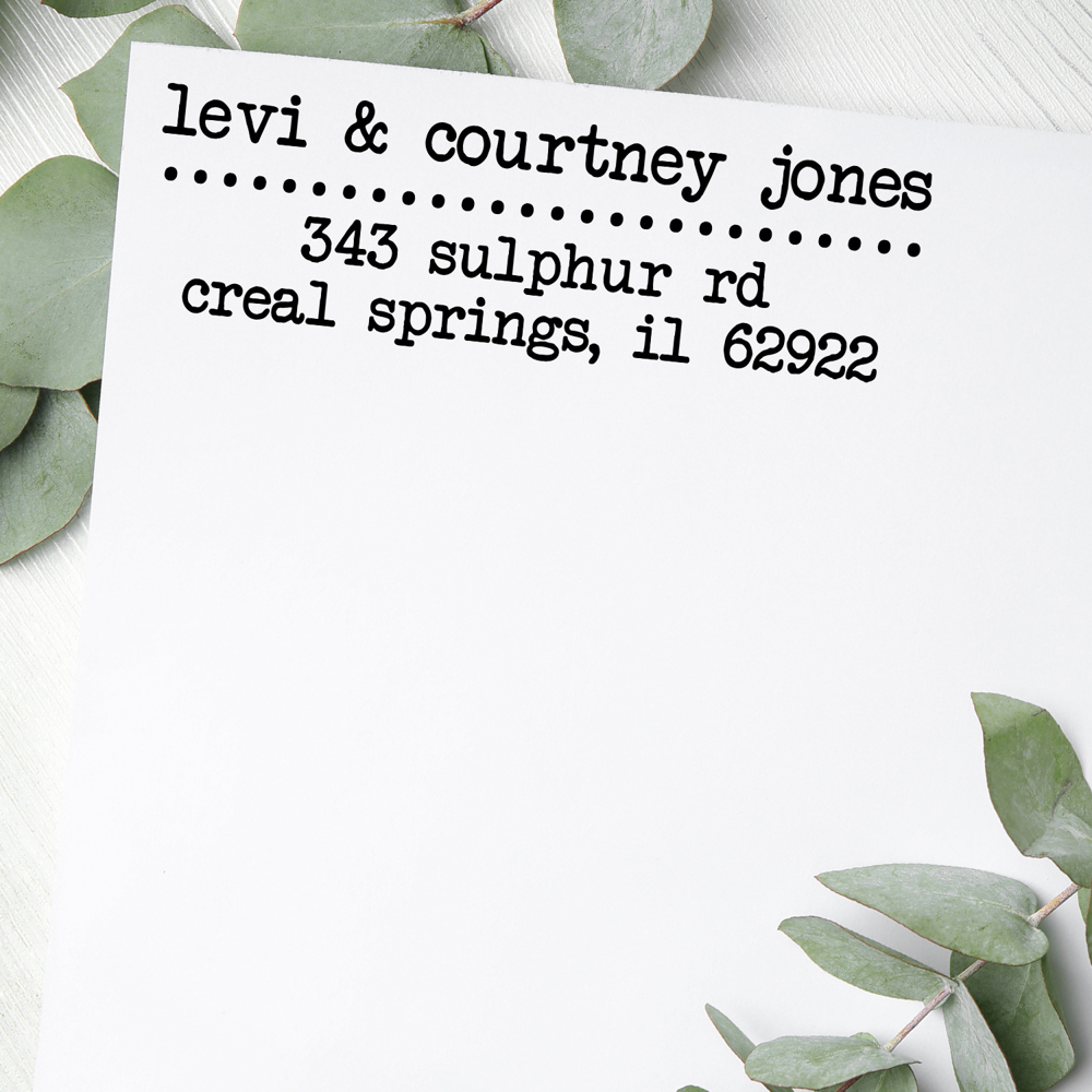 Personalized Self-Inking Address Stamps