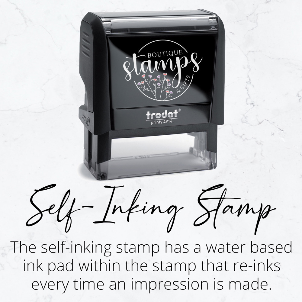 Personalized Self-Inking Address Stamps