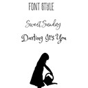  Personalized Silhouette Art Print Keepsake