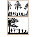  Personalized Silhouette Art Print Keepsake