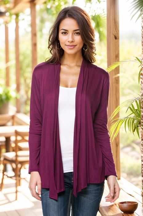 3 Pack Long Sleeve Cardigan for Women Open Front Dressy (Multi Colors Office Cardigan)