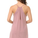 Large ROSE TANK TUNIC WITH KEYHOLE BACK