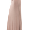 Medium MOCHA SOLID MAXI SKIRT