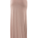 Medium MOCHA SOLID MAXI SKIRT
