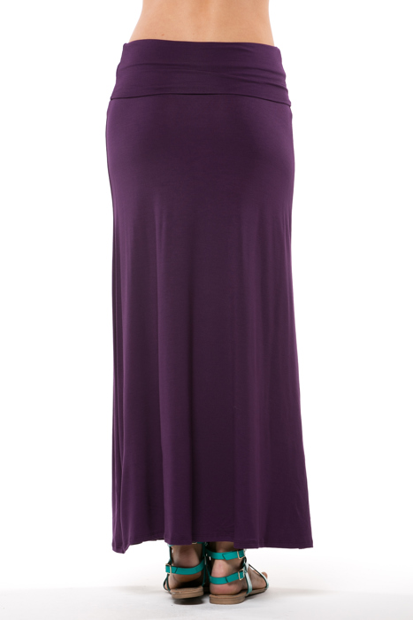 SOLID MAXI SKIRT