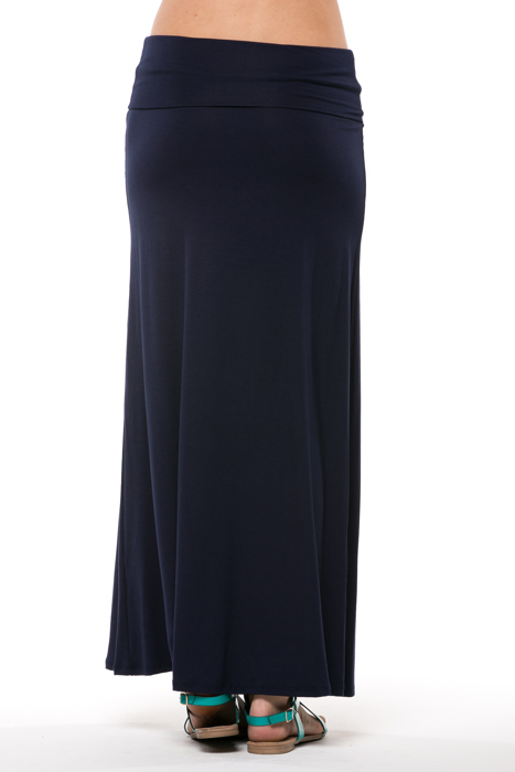 SOLID MAXI SKIRT