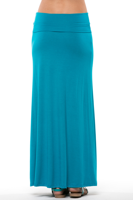 SOLID MAXI SKIRT